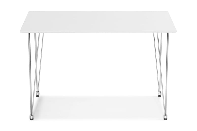 Spisebordssæt Kronblom 120 cm med 4 Cibus stole - Hvid - Møbler - Borde - Spisebordssæt