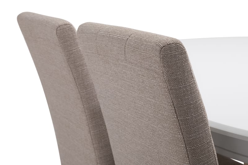 Läckö Spisebord med 4 stk Viktor Stole - Beige/Eg - Møbler - Borde - Spisebordssæt