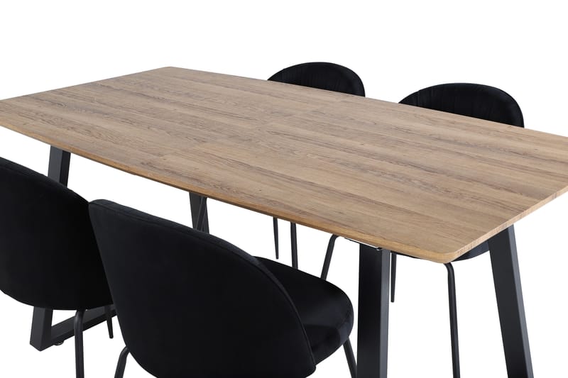 Leah Udvideligt med 4 Foyos Spisebordsstol - Møbler - Borde - Spisebordssæt