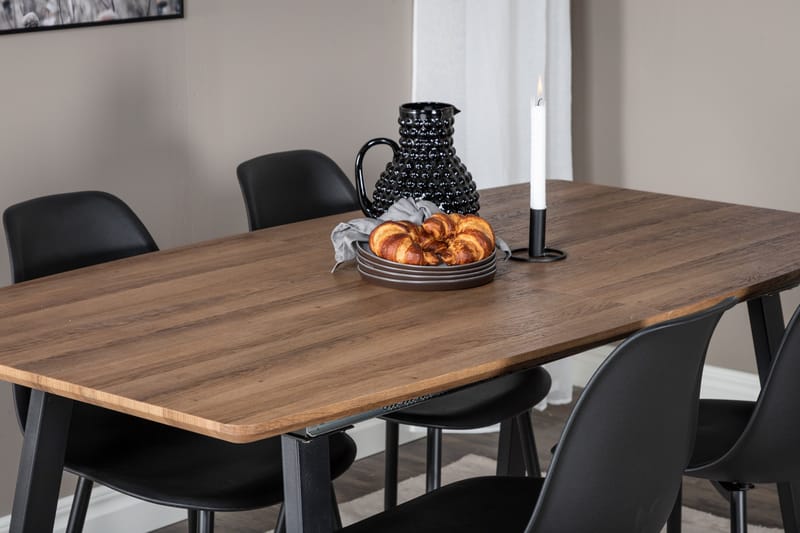 Leah Udvideligt Spisebord med 4 Ypas Spisebordsstol - Møbler - Borde - Spisebordssæt