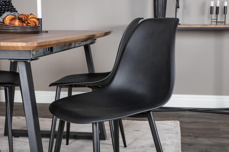 Leah Udvideligt Spisebord med 4 Ypas Spisebordsstol - Møbler - Borde - Spisebordssæt