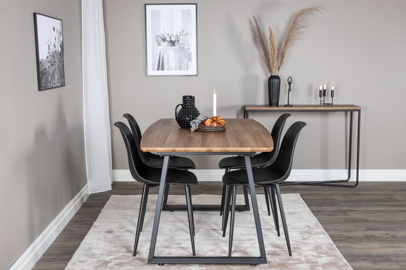 Leah Udvideligt Spisebord med 4 Ypas Spisebordsstol - Møbler - Borde - Spisebordssæt