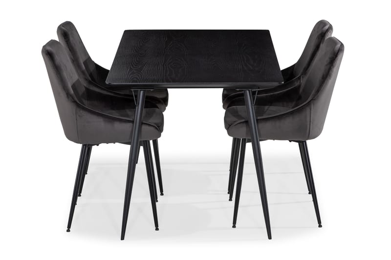 Lilo Spisebord 140 cm med 4 Alsarp Spisebordsstole - Spisebordssæt