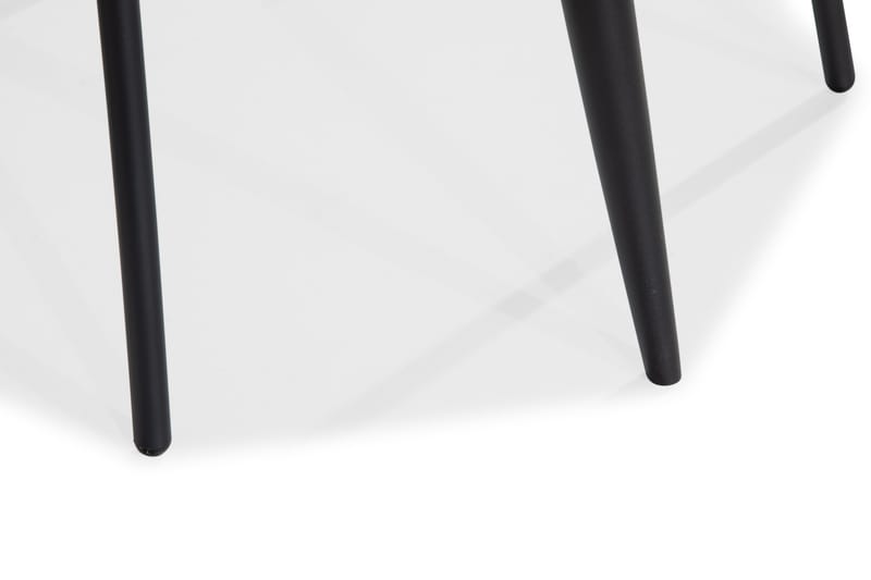 Lilo Spisebord 140 cm med 4 Giovanni Spisebordsstole Velour - Spisebordssæt