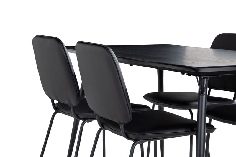 Lilo Spisebord 140 cm med 4 Idril Spisebordsstole - Spisebordssæt