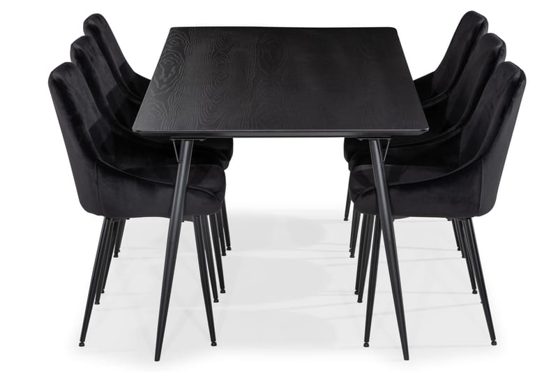 Lilo Spisebord 180 cm med 6 Alsarp Spisebordsstole - Spisebordssæt