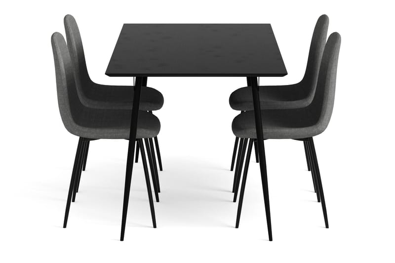 Lilo Spisebordssæt med 4 Nibe Spisebordsstol - Spisebordssæt