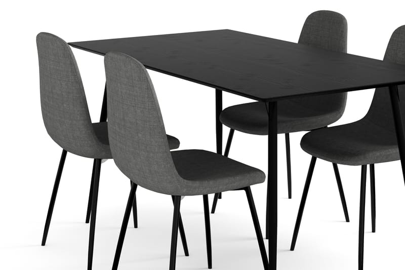 Lilo Spisebordssæt med 4 Nibe Spisebordsstol - Spisebordssæt