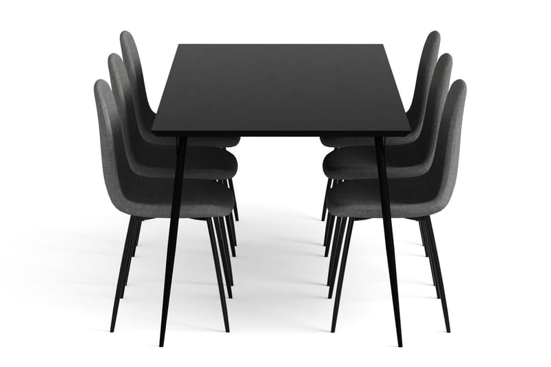 Lilo Spisebordssæt med 6 Nibe Spisebordsstol - Spisebordssæt