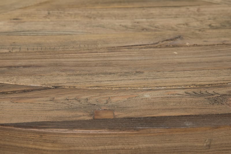 Lyon Spisegruppe Ø150 cm Rund med 6 Viktoria Stole - Vintage Natur / Hvid / Beige - Møbler - Borde - Spisebordssæt