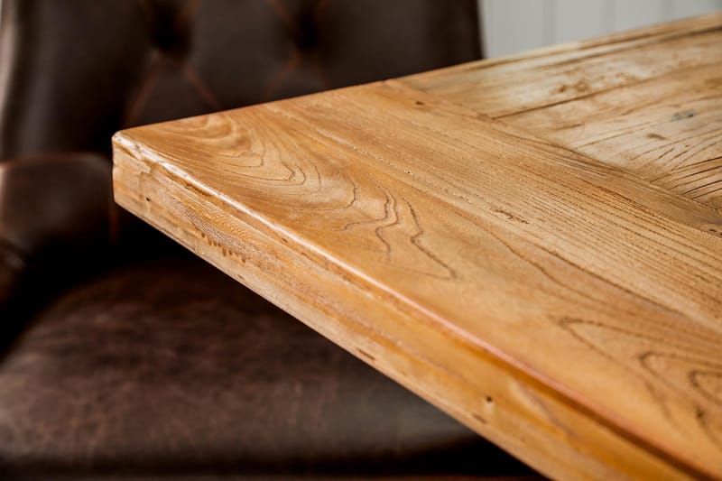 Lyon Udvideligt Spisebordssæt 200 cm med 6 Tuva Stol - Natur/Brun - Møbler - Borde - Spisebordssæt