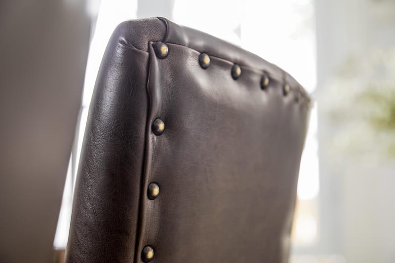 Lyon Udvideligt Spisebordssæt 200 cm med 6 Tuva Stol - Natur/Hvid/Brun - Møbler - Borde - Spisebordssæt