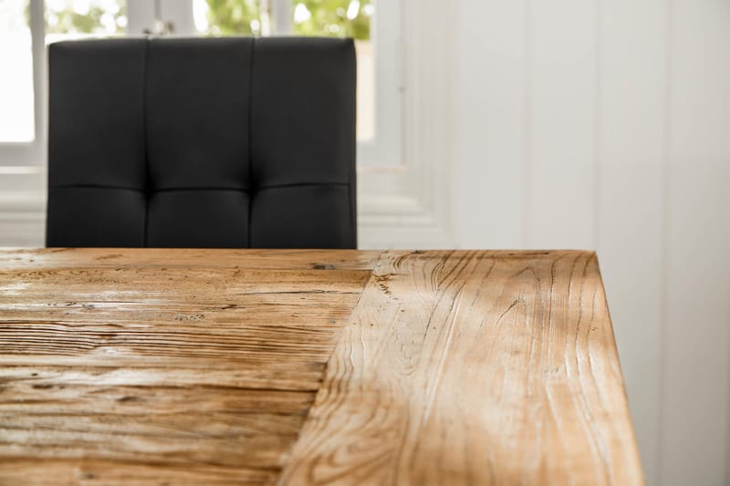 Lyon Udvideligt Spisebordssæt 200 cm med 6 Viktor Stol - Natur/Hvid/Sort - Møbler - Borde - Spisebordssæt