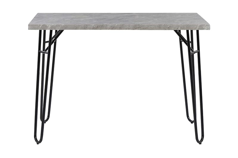Miena Spisebordssæt 110 cm inkl 2 Bænke - Grå/Sort - Spisebordssæt