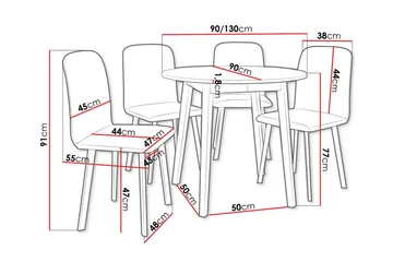 Narberth Spisegruppe - Møbler - Borde - Spisebordssæt