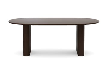 Noira spisegruppe udtrækbar 220-320 cm røget eg med 6 Katy spisestole - Røget eg - Møbler - Borde - Spisebordssæt
