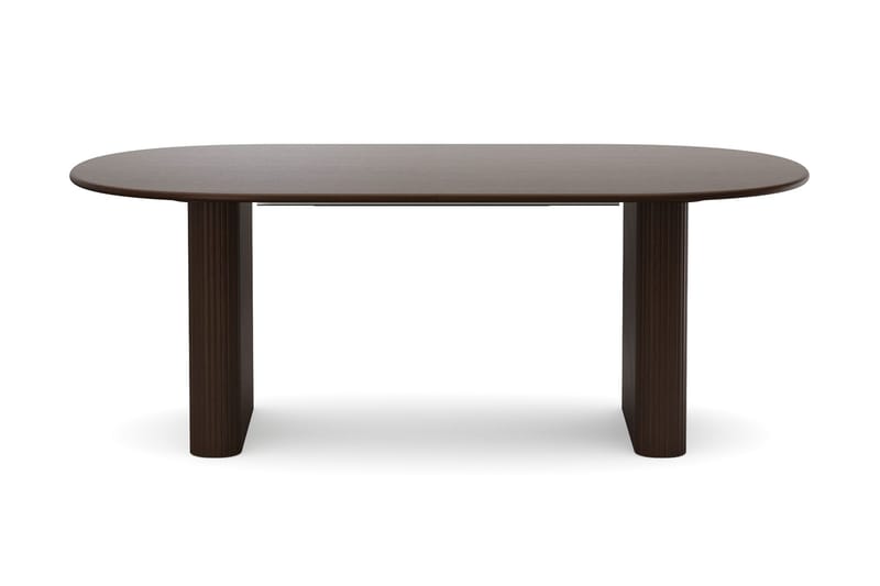 Noira spisegruppe udtrækbar 220-320 cm røget eg med 6 Katy spisestole - Røget eg - Møbler - Borde - Spisebordssæt