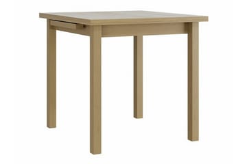 Patrickswell Kvadratisk Udtrækkeligt Spisebordssæt 80–110 cm – Spisebord med 4 Spisestole med Høj Sprinklet Ryg i Træ - Natur|Beige - Møbler - Borde - Spisebordssæt