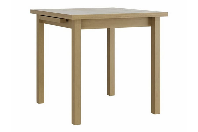 Patrickswell Kvadratisk Udtrækkeligt Spisegruppe 80–110 cm – Spisebord med 4 Spisestole med Sprosserygge i Træ - Natur|Beige - Møbler - Borde - Spisebordssæt