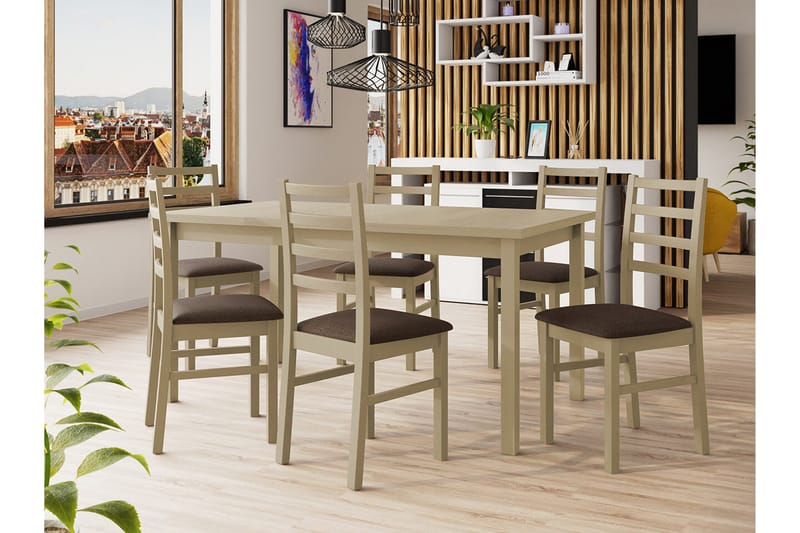 Patrickswell Spisegruppe - Møbler - Borde - Spisebordssæt