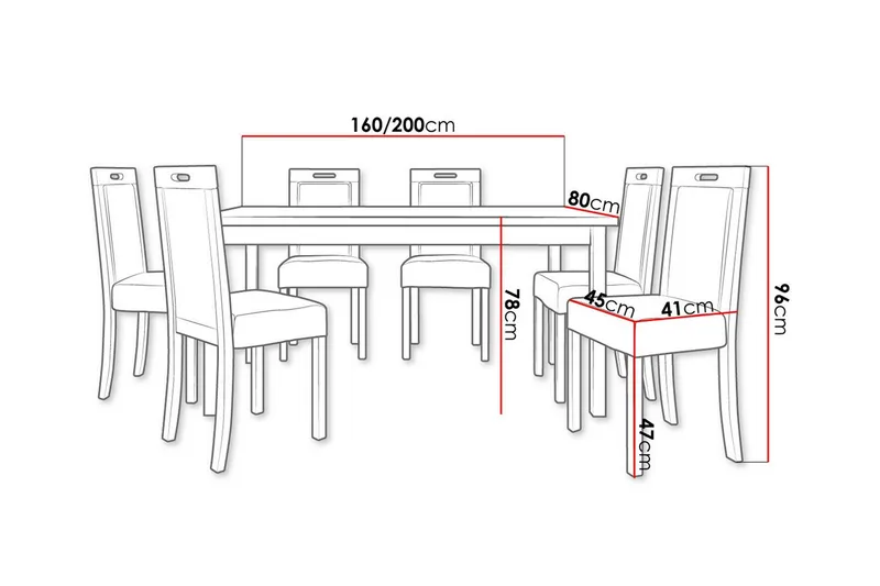 Patrickswell Spisegruppe - Møbler - Borde - Spisebordssæt