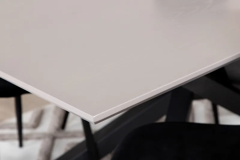 Penny Spisebordssæt 190 cm inkl 6 Pontus Stole - Grå/Sort - Møbler - Borde - Spisebordssæt