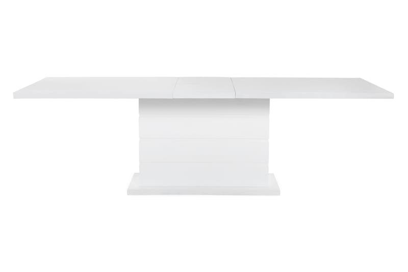 Ratliff Spisebordssæt 160x40cm m. 4 Cibus Stole - Hvid/Krom - Spisebordssæt