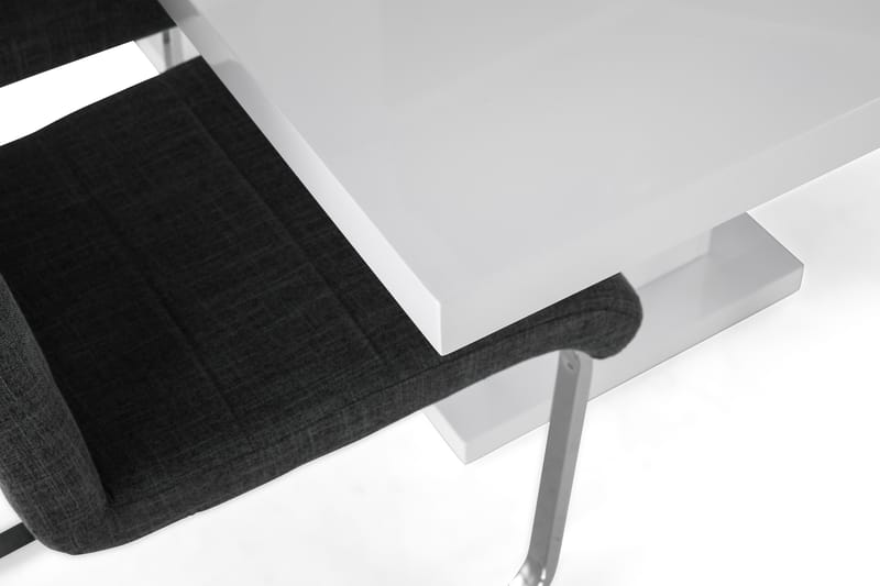Ratliff Spisebordssæt 180x40cm m. 6 Cibus Stole - Hvid/Grå - Møbler - Borde - Spisebordssæt