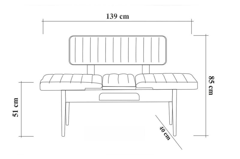 Shundrea Spisebordssæt 5 dele 75 cm - Hvid - Spisebordssæt