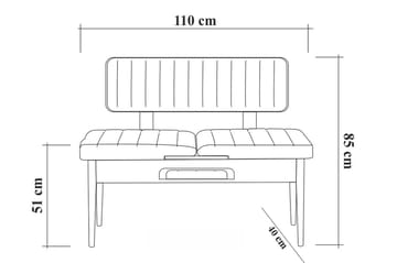Shundrea Spisebordssæt 5 dele 75 cm - Træ/natur - Møbler - Borde - Spisebordssæt