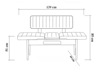 Shundrea Spisebordssæt 5 dele 75 cm - Træ/natur - Møbler - Borde - Spisebordssæt
