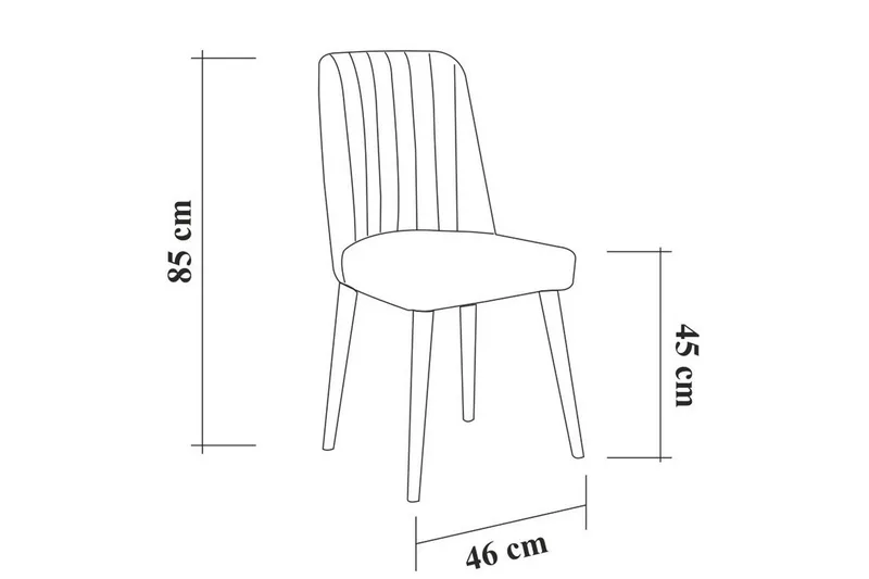Shundrea Spisebordssæt 5 dele 75 cm - Træ/natur - Møbler - Borde - Spisebordssæt
