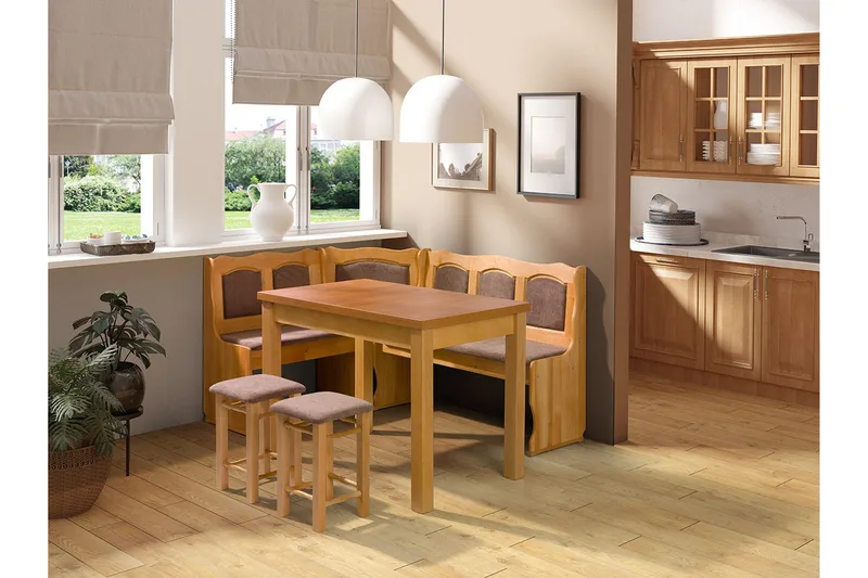 Sialana Spisebordssæt - Elletræ - Møbler - Borde - Spisebordssæt