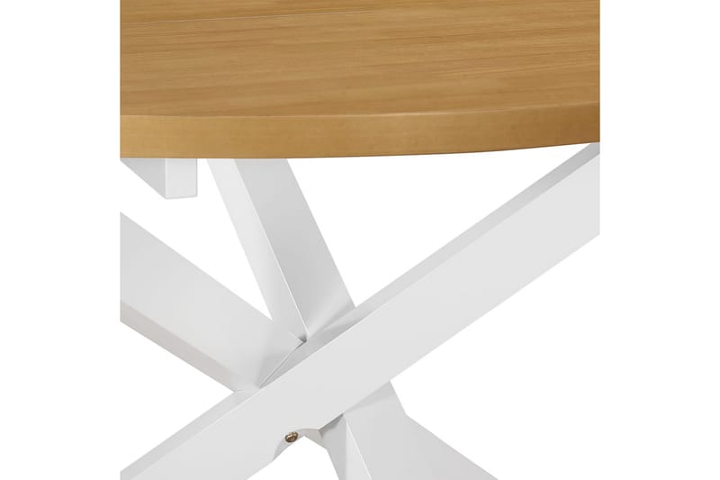 Spisebordssæt 5 Dele Mdf Hvid - Hvid - Spisebordssæt