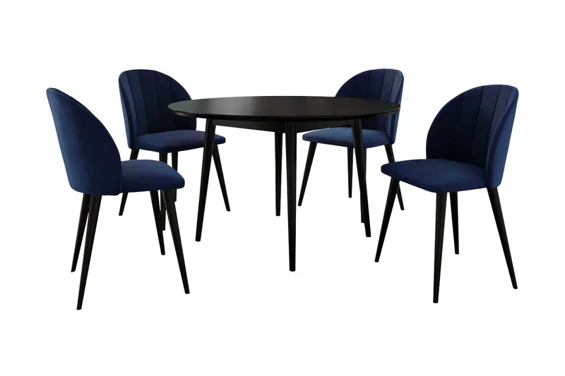 Spisebordssæt, Blå