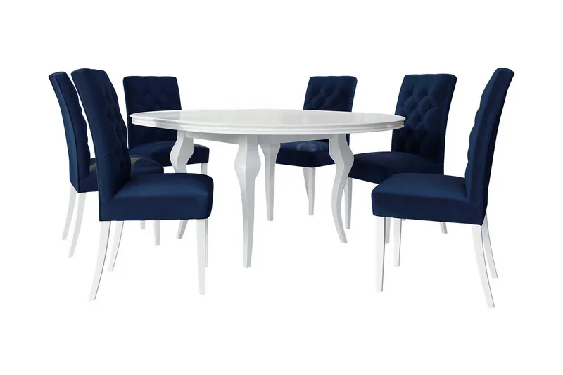 Spisebordssæt, Blå