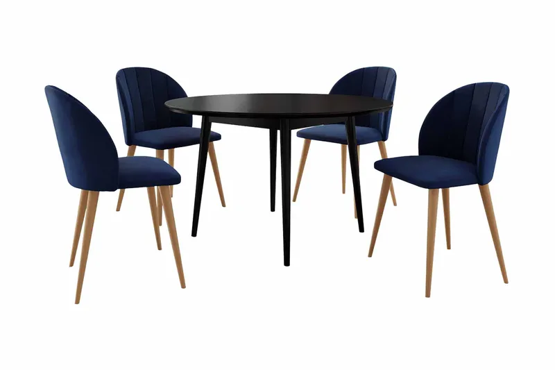 Spisebordssæt, Blå