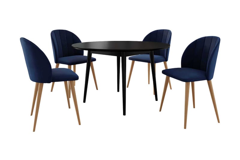 Spisebordssæt, Blå