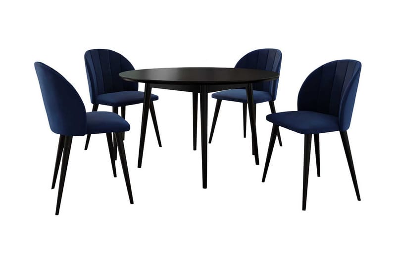 Spisebordssæt, Blå