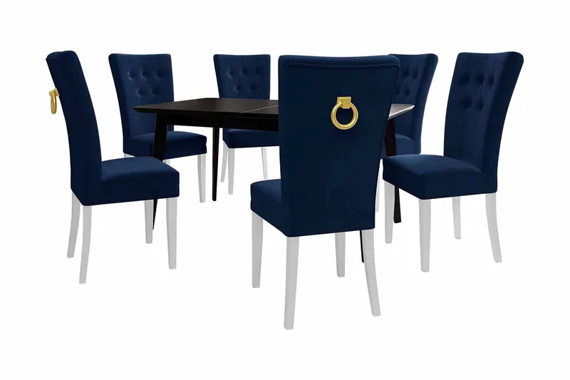 Spisebordssæt, Blå