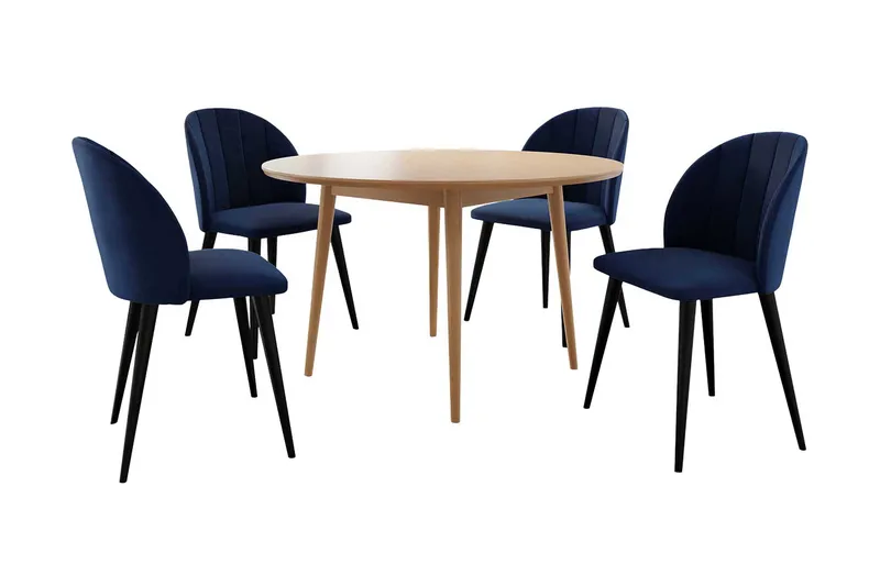 Spisebordssæt, Blå