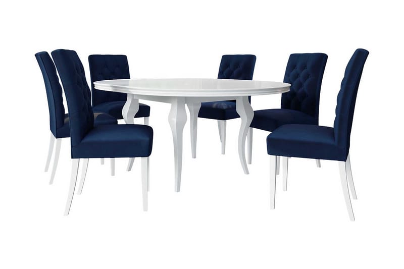 Spisebordssæt, Blå