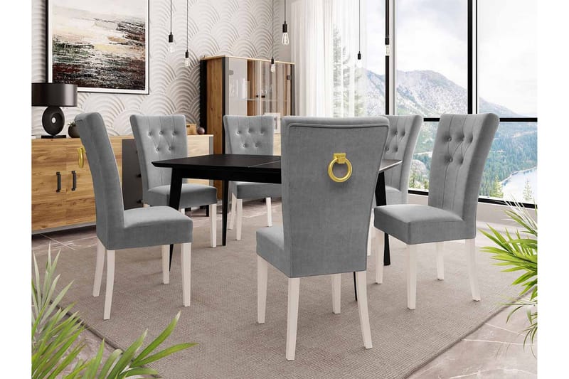 Spisebordssæt - Grå - Møbler - Borde - Spisebordssæt
