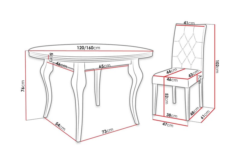 Spisebordssæt - Grøn - Møbler - Borde - Spisebordssæt