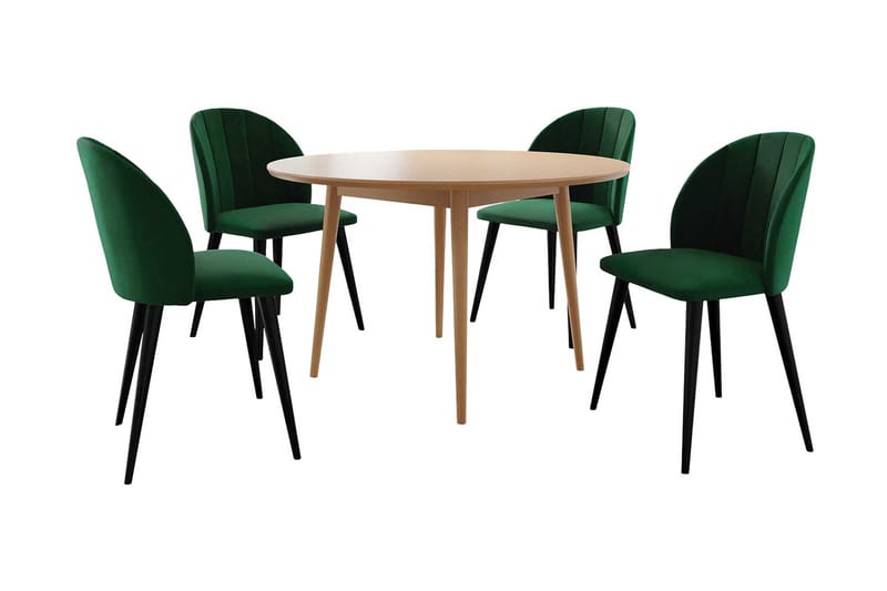 Spisebordssæt, Grøn