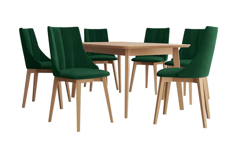 Spisebordssæt, Grøn