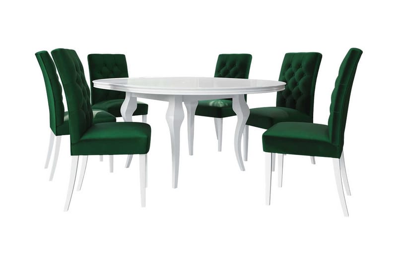 Spisebordssæt, Grøn