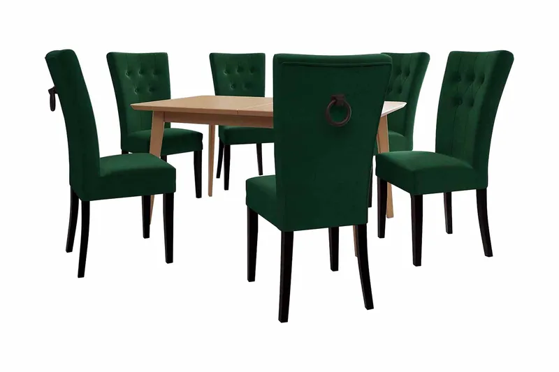 Spisebordssæt - Grøn|Natur - Møbler - Borde - Spisebordssæt