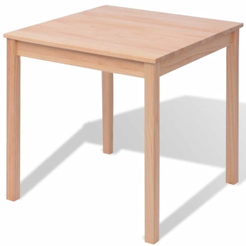 Spisebordssæt I Fyr, 5 Dele - Brun - Spisebordssæt