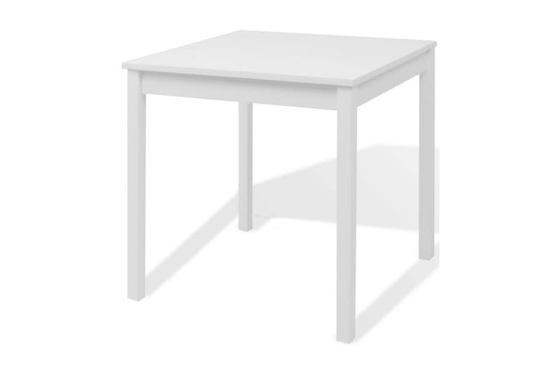 Spisebordssæt I Fyr, Hvid, 3 Dele - Hvid - Spisebordssæt
